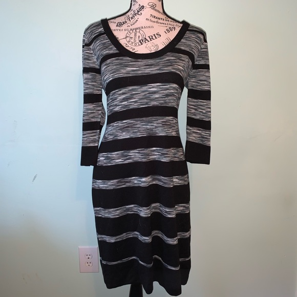 Calvin Klein Black and Gray Ladies Dress Size Medium - Picture 14 of 14
